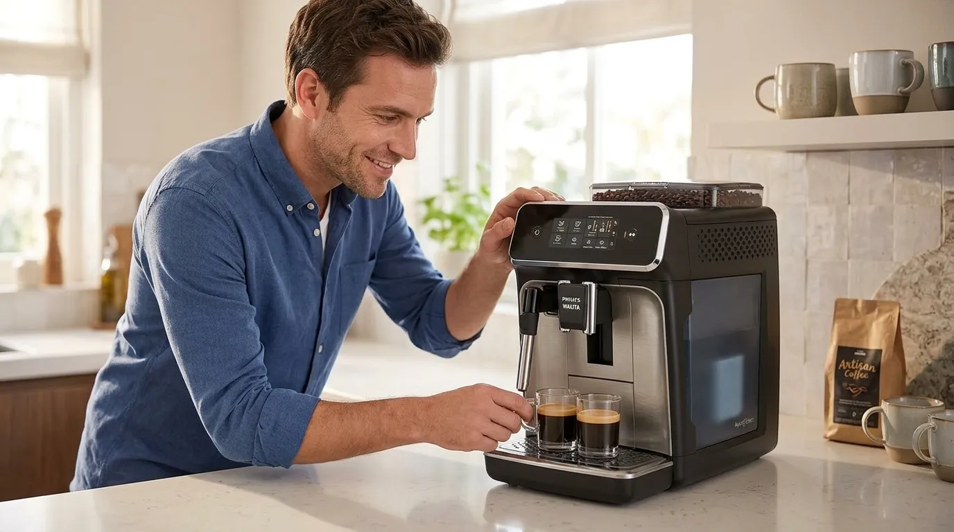 Cafeteira Automática Elétrica com Moedor Philips Walita em Taubaté com Cupom Ativo