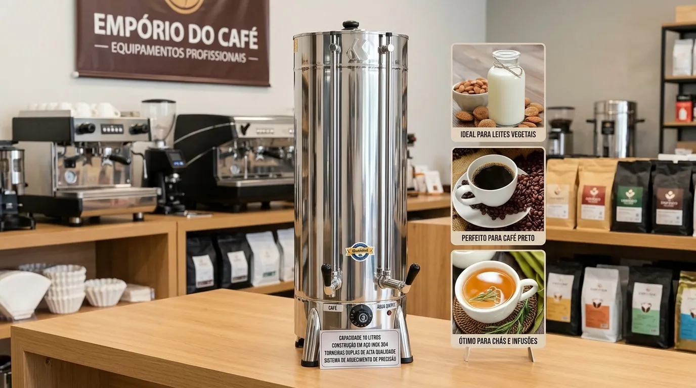 Comparativo e análise de cafeteiras industriais comerciais para café